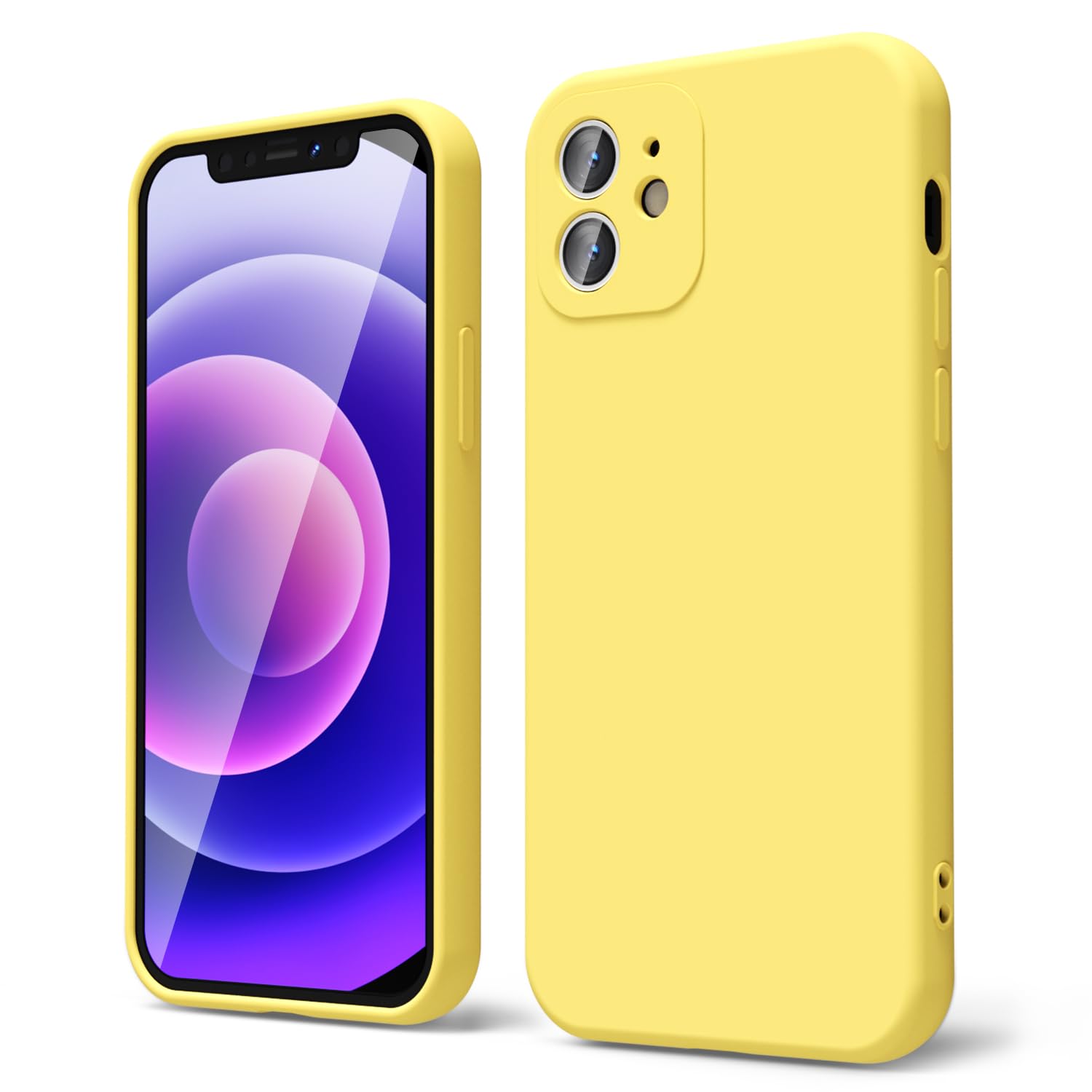 Amazon.com: oakxco for iPhone 12 Mini Case Liquid Silicone, Soft